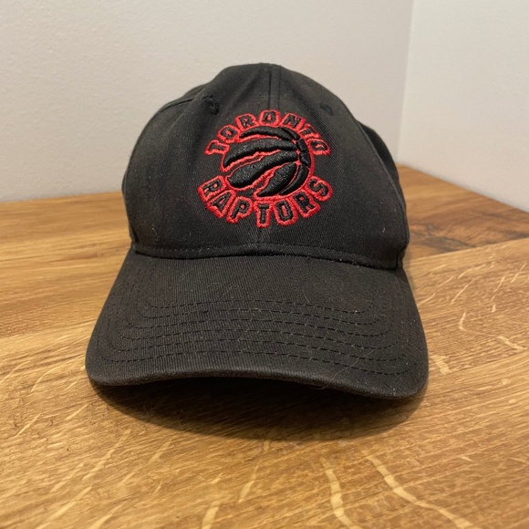 Toronto Raptors NBA Baseball Hat Black Embroidered Logo YOUTH Adjustable - Picture 1 of 11